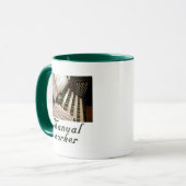 Wecker-Tasse der manuellen Arbeitskraft Tasse (Vorderseite Links)