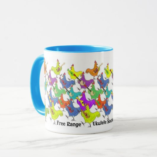 "Wecker" TASSE freie Streckeukulele-Gesellschaft (Vorderseite Links)