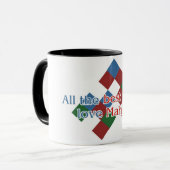 Wecker-Tasse Mahjong Süchtigen Tasse (Vorderseite Links)