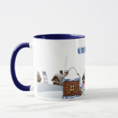 Wecker-Tasse. Winter in Ukraine Tasse (Links)
