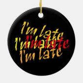 Wecker-Verzierung Keramikornament (Hinten)