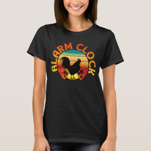 WECKER VINTAGE MORGEN HAHN HUHN T-Shirt