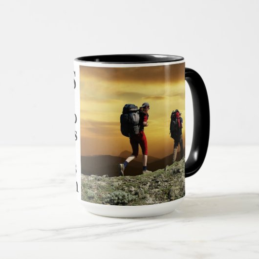 Wecker-Wanderungs-Tasse 1080 15 Unze Cobmo durch Tasse (VorderseiteRechts)