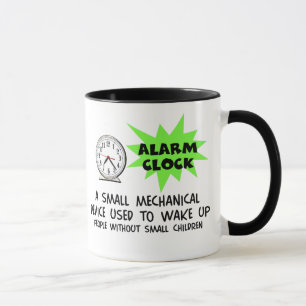 Wecker-Witz Tasse