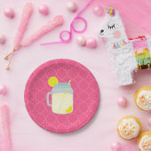 Weckglas Limonade Quatrefoil Pappteller (Party)