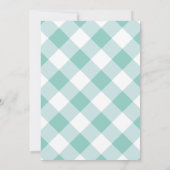 Weckglas-Schlückchen u. sehen Baby-Einladung Einladung (Rückseite)