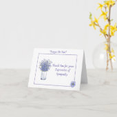 Weckglas-Vergissmeinnicht Karte (Gelbe Blume)