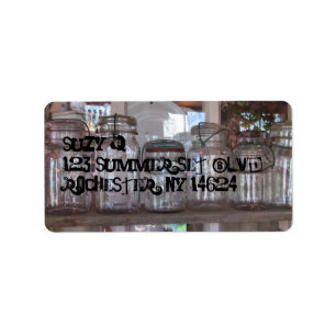 Weckgläser - Adressen-Etiketten Adressaufkleber