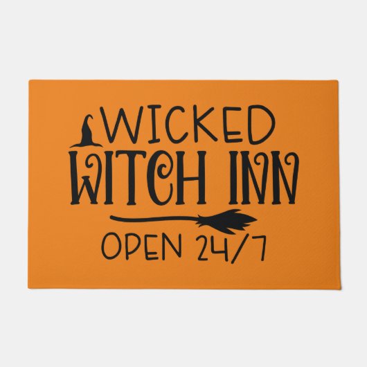 Weckte Hexe Wohngestaltung Door Mat Fußmatte (Vorderseite)