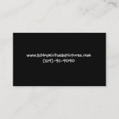 wed7, TABBY MICHAEL, Fotograf, Hochzeiten, AR… Visitenkarte (Rückseite)