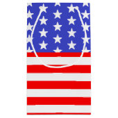 Wed, White & I Do Patriotic Wedding Event Kleine Geschenktüte (Rückseite)