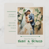 " WEDD CARD " EINLADUNG (Vorne/Hinten)