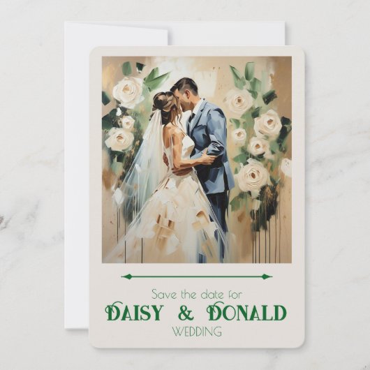 " WEDD CARD " EINLADUNG (Vorderseite)