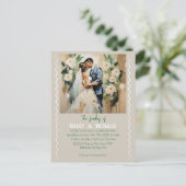 " WEDD CARD " POSTKARTE (Stehend Vorderseite)