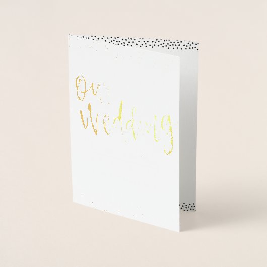 WEDD CEREMONY PROGRAMM Einfach handhabter Typ (Vorderseite)