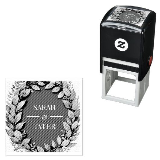 WEDD-EUCALYPTUS-WREATH-Aufkleber Permastempel (Beispiel)