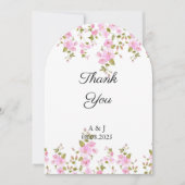 WEDD FLORAL DANK DEINER KARTE (Vorderseite)