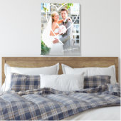 WEDD FOTO niedliche, handgezeichnete Herzüberlager Leinwanddruck (Insitu (Schlafzimmer))