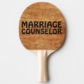 WEDD GIFT PADDLE, FUNNY, HEIRATSBERICHT TISCHTENNIS SCHLÄGER (Vorderseite)