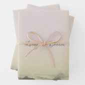 WEDD GIFT WRAP ROMANCE DESIGN STIL GESCHENKPAPIER SET (Beispiel)