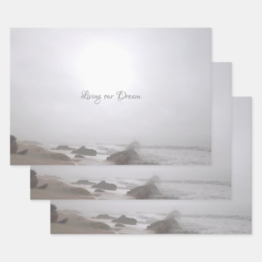 WEDD GIFT WRAP ROMANCE DESIGN STIL GESCHENKPAPIER SET (Set)