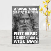WEDD GRATULALATIONS FUNNY WISE MAN CARDS KARTE (Gelbe Blume)