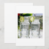 WEDD- ODER ANNIVERSÄSSIGE FEHLERINVITATION EINLADUNG (Vorne/Hinten)