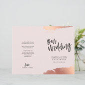 WEDD PROGRAMM Pinsel Rose Gold Rosa (Stehend Vorderseite)