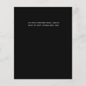 WEDD - Silver Rosegold Floral Girly Glitzer (Rückseite)