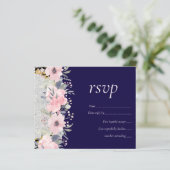 WEDD - Silver Rosegold Floral Girly Glitzer (Stehend Vorderseite)