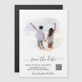 *~* WEDD SPEICHERN - QR-Code Website AR6 Magneteinladung (Vorne/Hinten)