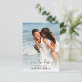 *~* WEDD SPEICHERN - QR Website AR6 Postkarte (Stehend Vorderseite)