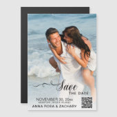 *~* WEDD SPEICHERN - Website QR AR6 Magneteinladung (Vorne/Hinten)