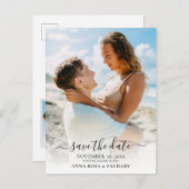 *~* WEDD SPEICHERN - Website QR Code AR6 P Postkarte (Vorne/Hinten)