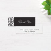 WEDD :: Vielen Dank Tag ::: Damask - schwarz 2 (Schreibtisch)