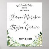 WEDD WELCOME SIGN POSTER (Vorne)