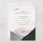 WEDD Zurückgezogene Ankündigung Wasserfarbener Ber (Vorderseite)