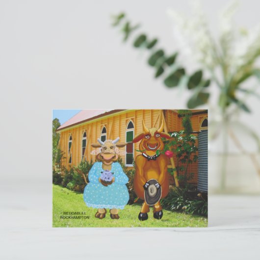 Weddabull Postkarte (Stehend Vorderseite)