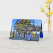 WEDDAY FOTOS Grußkarte Karte (Gelbe Blume)