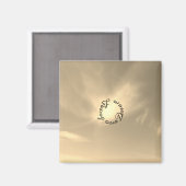 WEDDAY MAGNET ROMANTIC DESIGN STIL (Vorderseite/Rückseite)