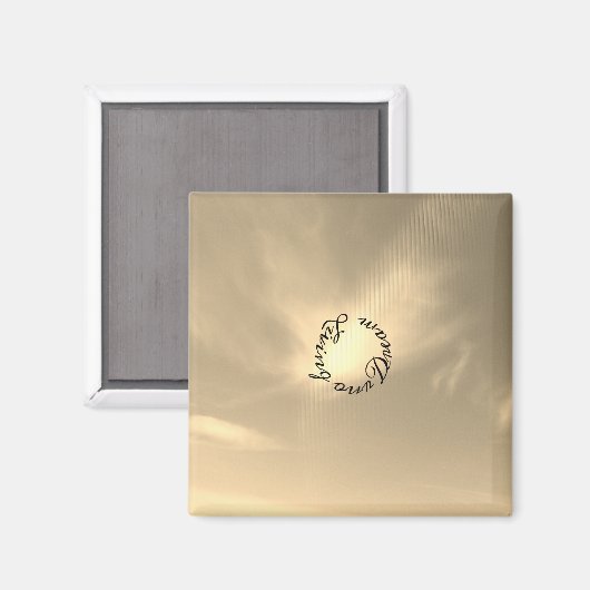 WEDDAY MAGNET ROMANTIC DESIGN STIL (Vorderseite/Rückseite)