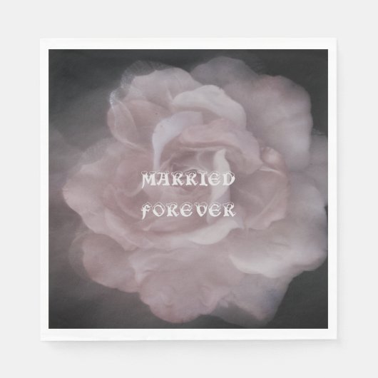 WEDDAY NAPKIN ROMANTISCHER DESIGN STIL SERVIETTE (Vorderseite)