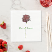 WEDDAY ROMANTIC NAPKIN STILGESTALTUNG SERVIETTE (Beispiel)