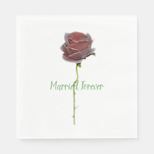 WEDDAY ROMANTIC NAPKIN STILGESTALTUNG SERVIETTE (Vorderseite)