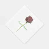 WEDDAY ROMANTIC NAPKIN STILGESTALTUNG SERVIETTE (Ecke)