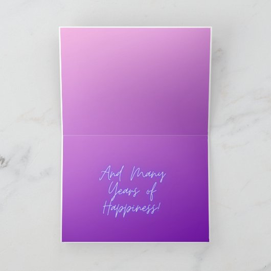 Wedded Bliss Karte (Innenseite)