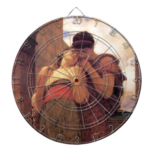 Wedded Bliss (von Frederic Leighton) Dartscheibe (vorne)