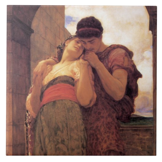 Wedded Bliss (von Frederic Leighton) Fliese (Vorderseite)
