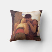 Wedded Bliss (von Frederic Leighton) Kissen (Rückseite)