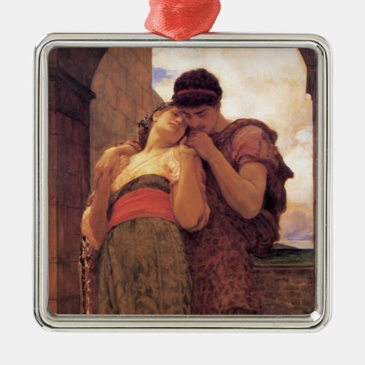 Wedded Bliss (von Frederic Leighton) Ornament Aus Metall (Vorne)